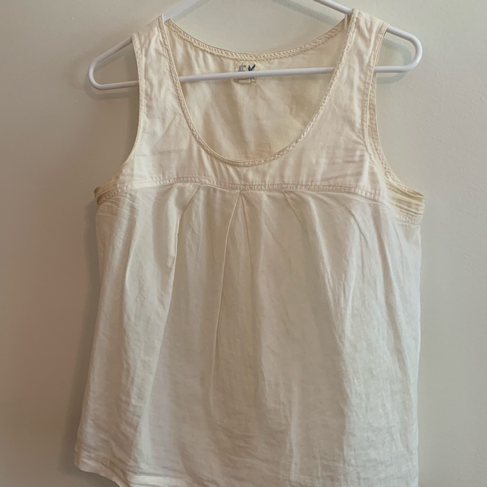 Anthropologie Cream Top